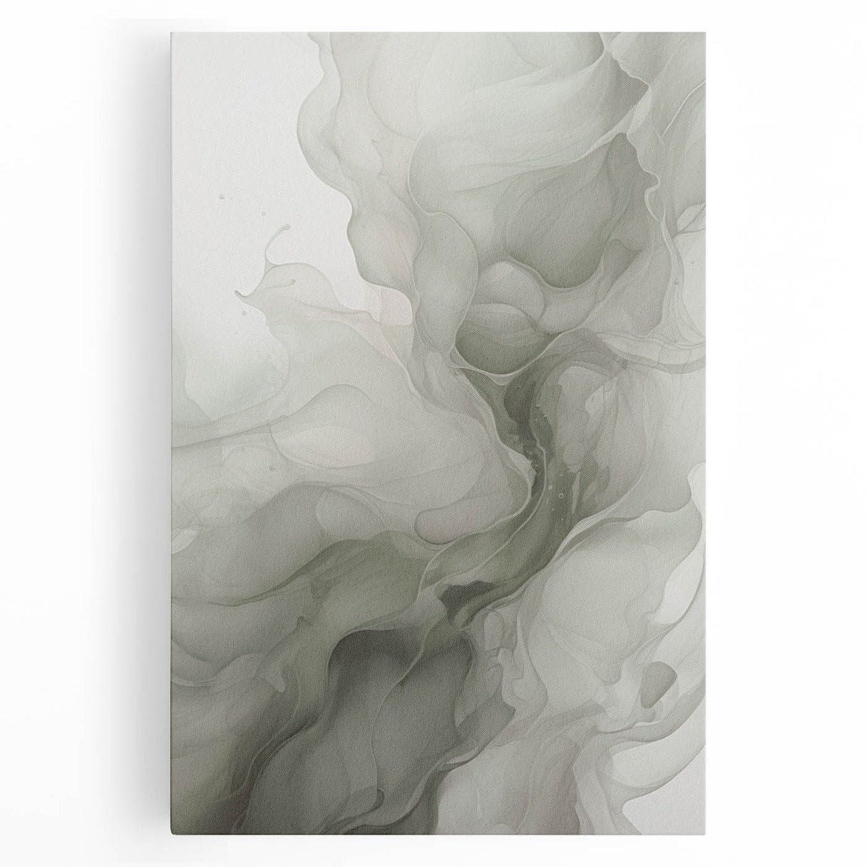 Abstract modern wall art collection featuring vibrant geometric shapes and bold colors on stretched canvas, perfect for contemporary home decor.