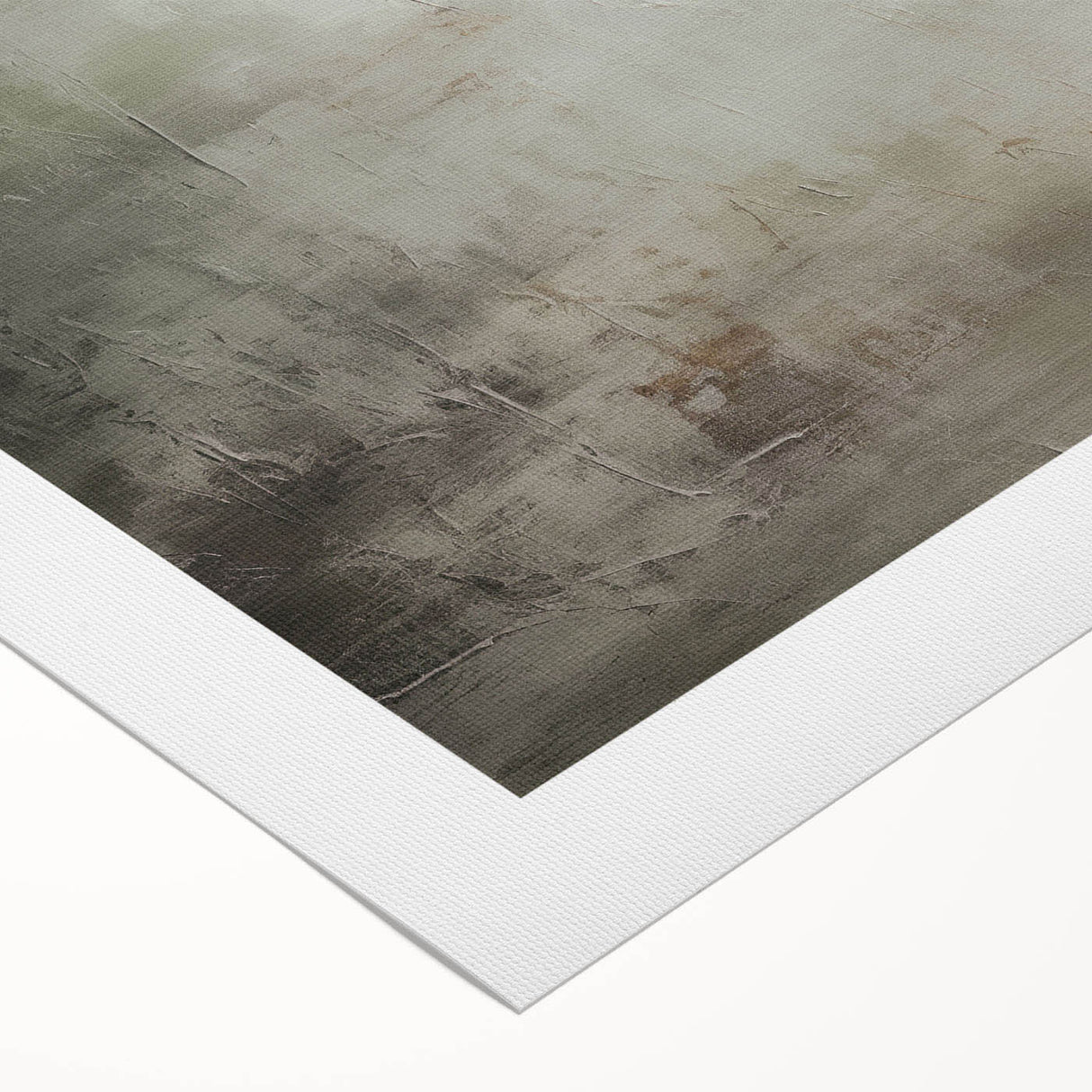 Abstract modern wall art design showcasing vibrant colors and geometric patterns on rolled canvas, ideal for contemporary home decor, packaged securely in a cardboard tube.