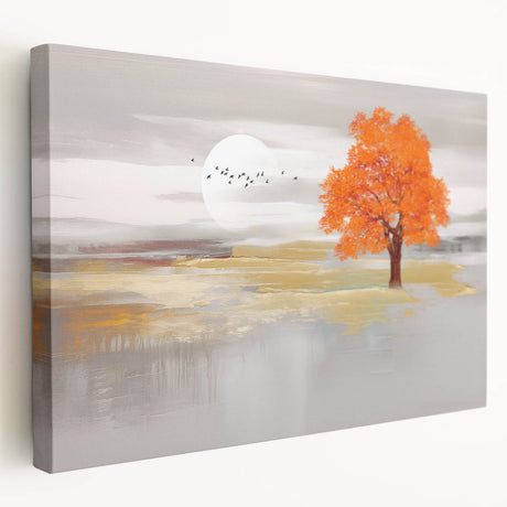 Abstract wall art featuring a vibrant design of colorful strokes and lines on a stretched canvas, showcasing a modern aesthetic for home decor.