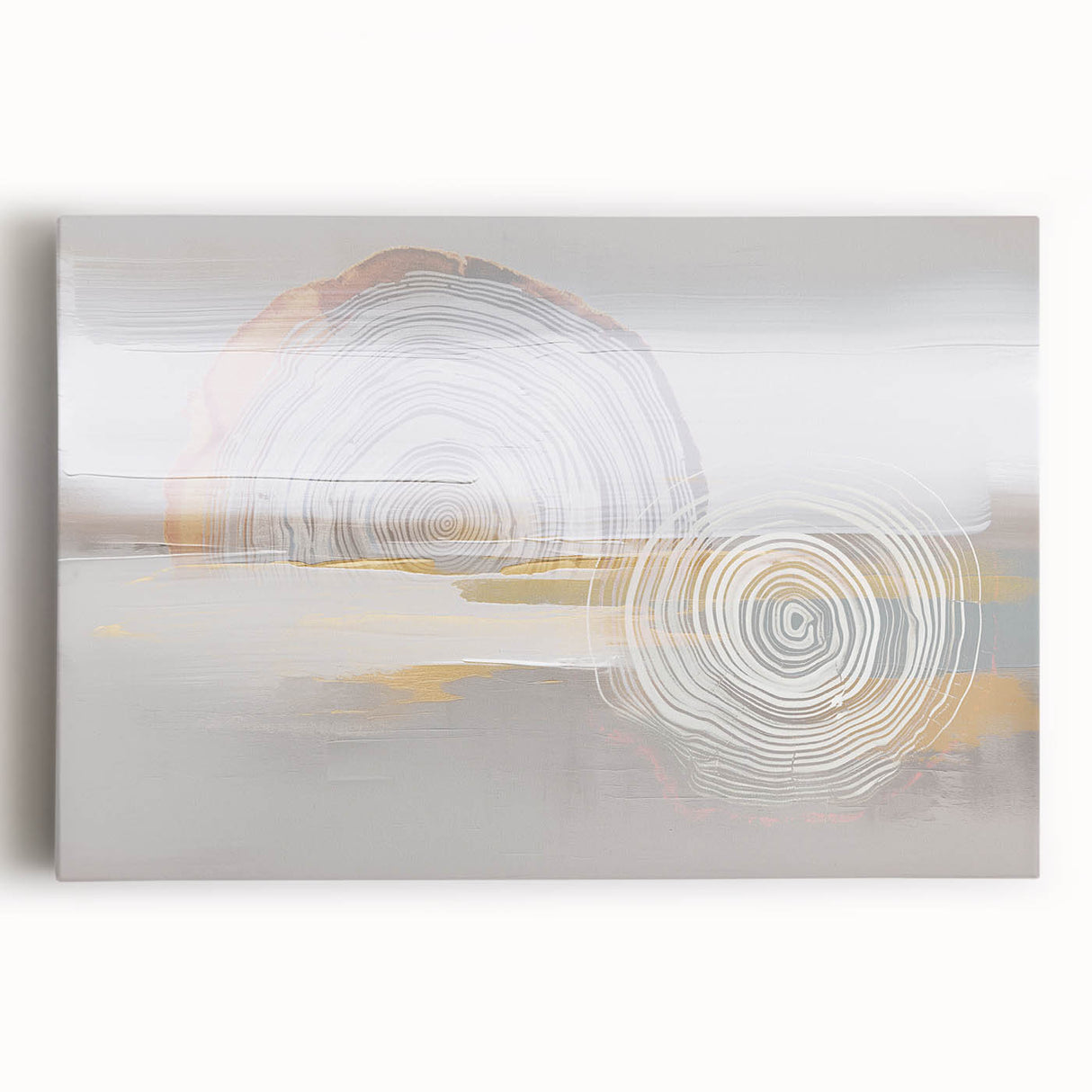 Abstract wall art featuring bold strokes and lines in vibrant colors, presented on stretched canvas, perfect for modern home decor.