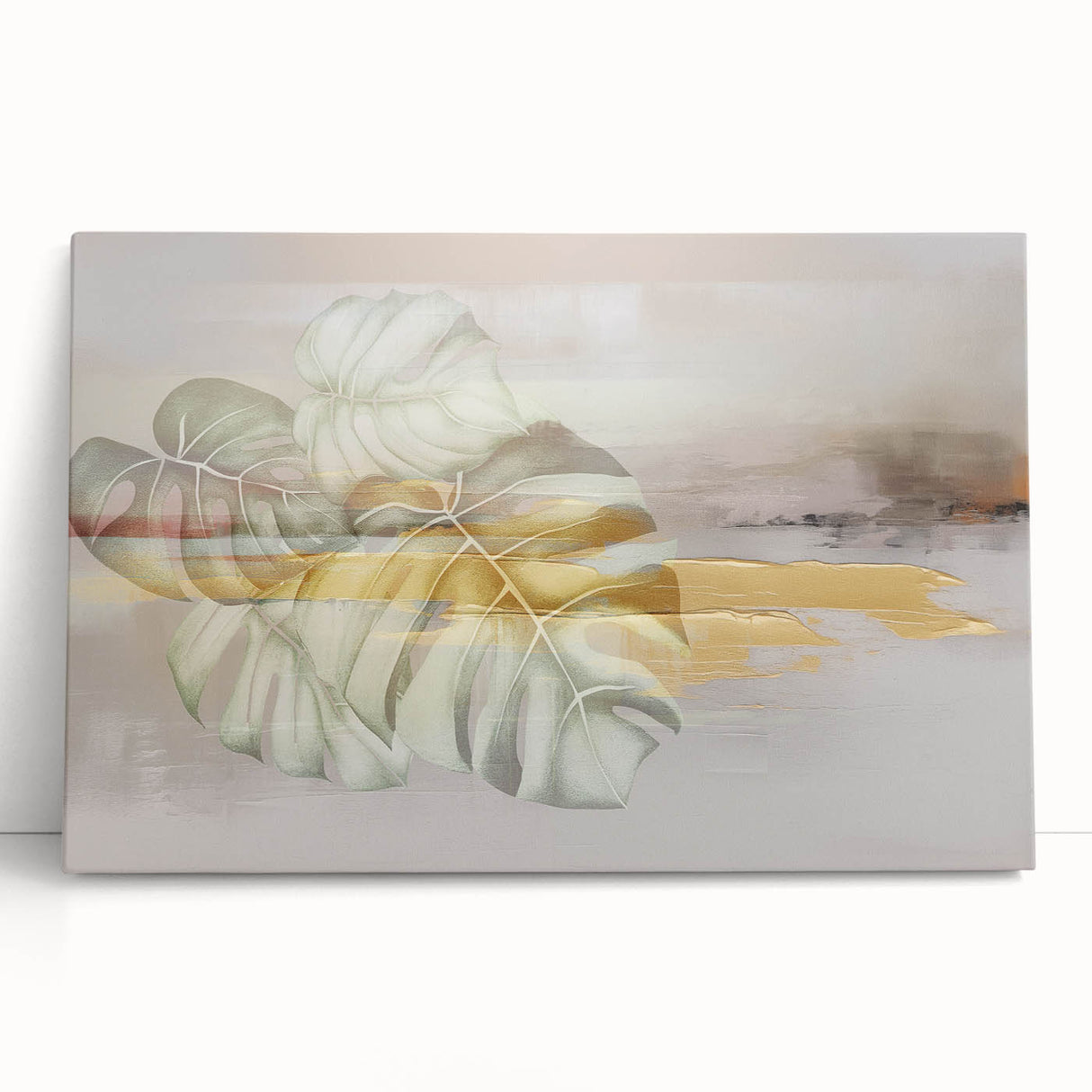 Colorful abstract strokes and lines wall art on stretched canvas, showcasing vibrant hues and modern design, perfect for contemporary decor.