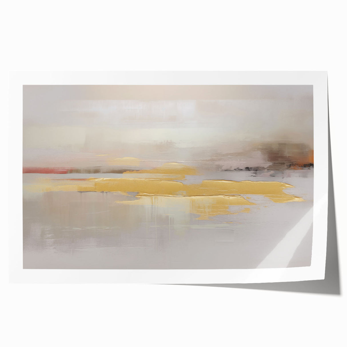 Abstract wall art print showcasing vibrant strokes and dynamic lines in a variety of colors, perfect for modern home decor or office spaces.