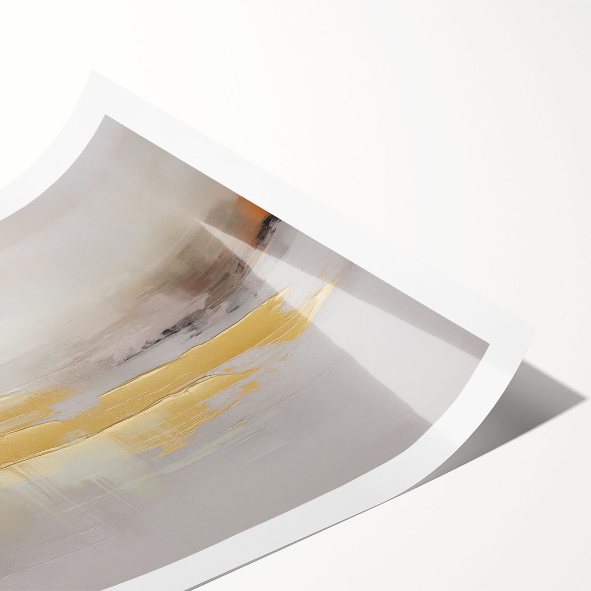 Abstract strokes and lines in vibrant colors create a modern wall art print, ideal for contemporary decor, enhancing any living space.