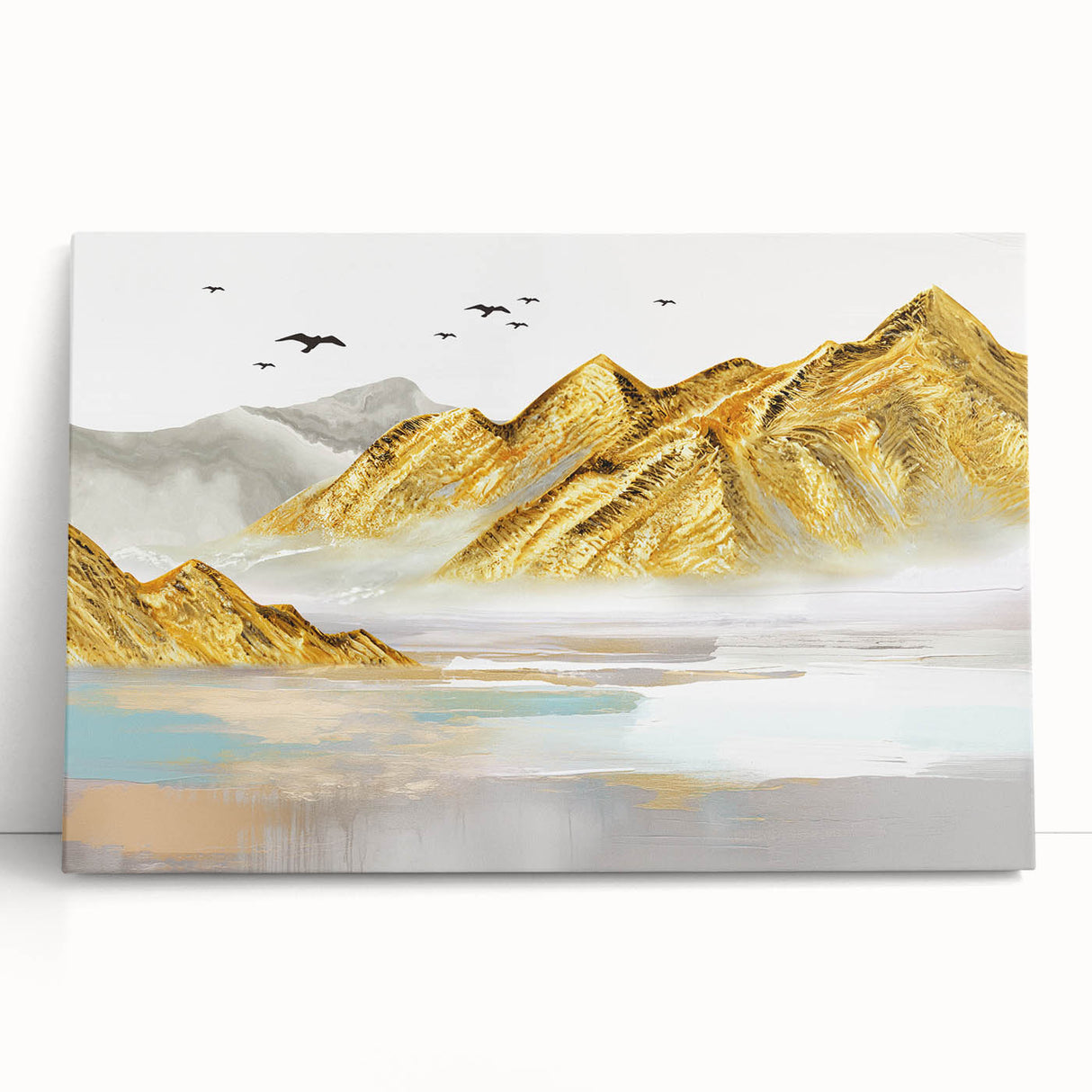 Abstract wall art design showcasing vibrant strokes and lines in a contemporary style, perfect for modern home decor and artistic expression.