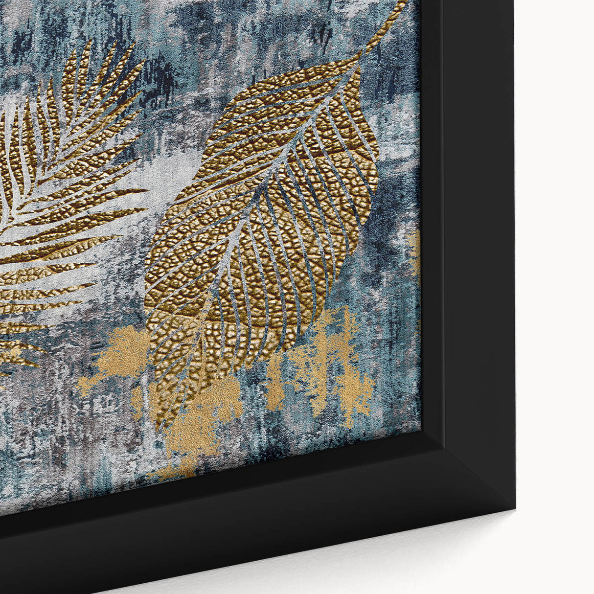 Colorful abstract strokes and lines design on framed canvas wall art, showcasing vibrant hues and intricate textures, perfect for modern home decor.