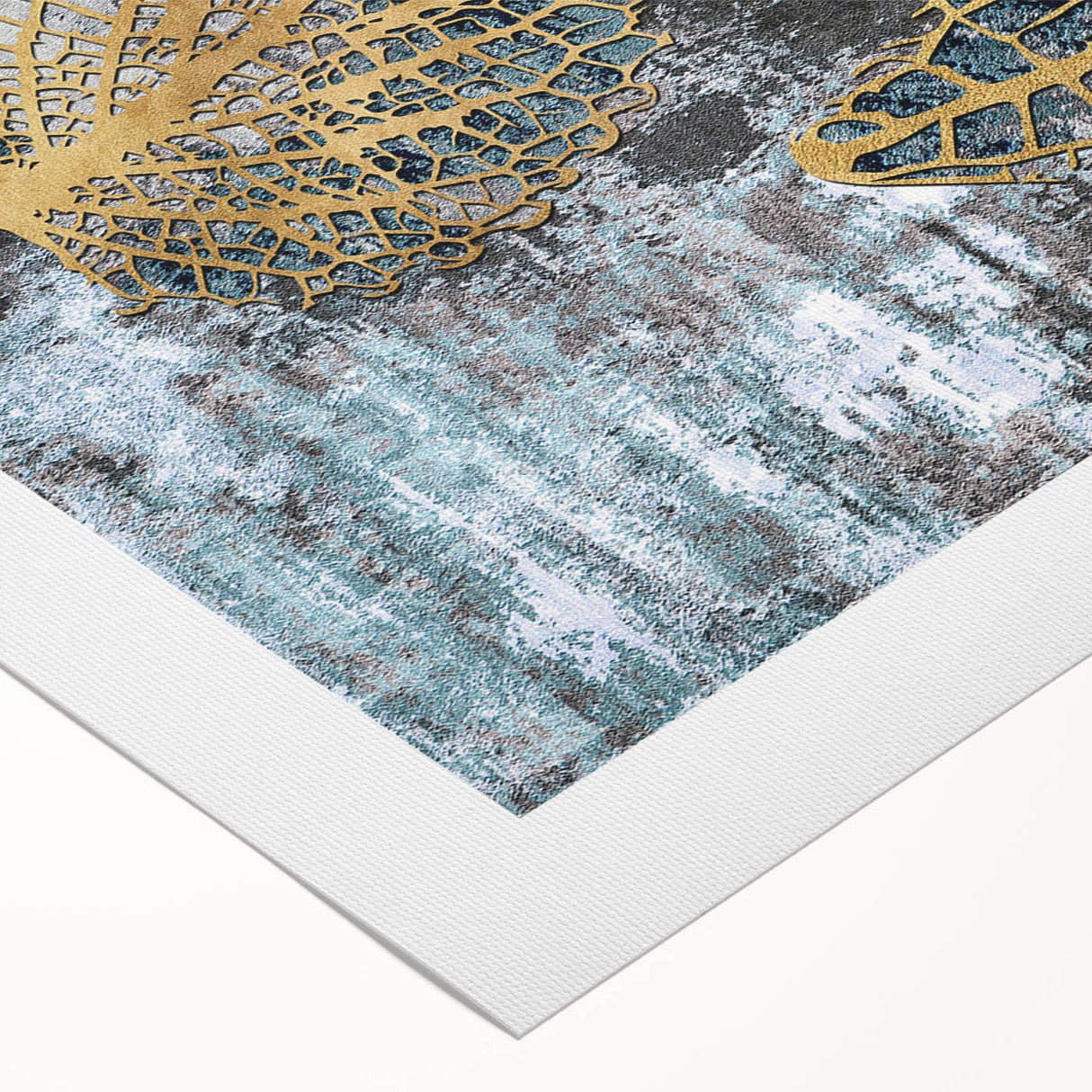 Abstract wall art featuring bold strokes and lines in vibrant colors, showcasing a modern design on rolled canvas, perfect for home decor enhancement.