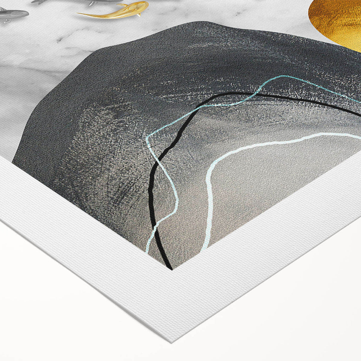 Abstract canvas art showcasing dynamic strokes and lines in vibrant colors, perfect for modern decor. Ideal for adding a contemporary touch to any room.