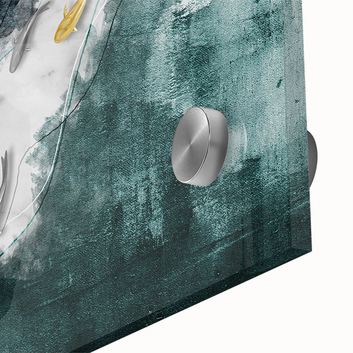 Abstract wall art featuring dynamic strokes and lines in vibrant colors, showcasing modern design elements with an acrylic glass finish for a contemporary aesthetic.