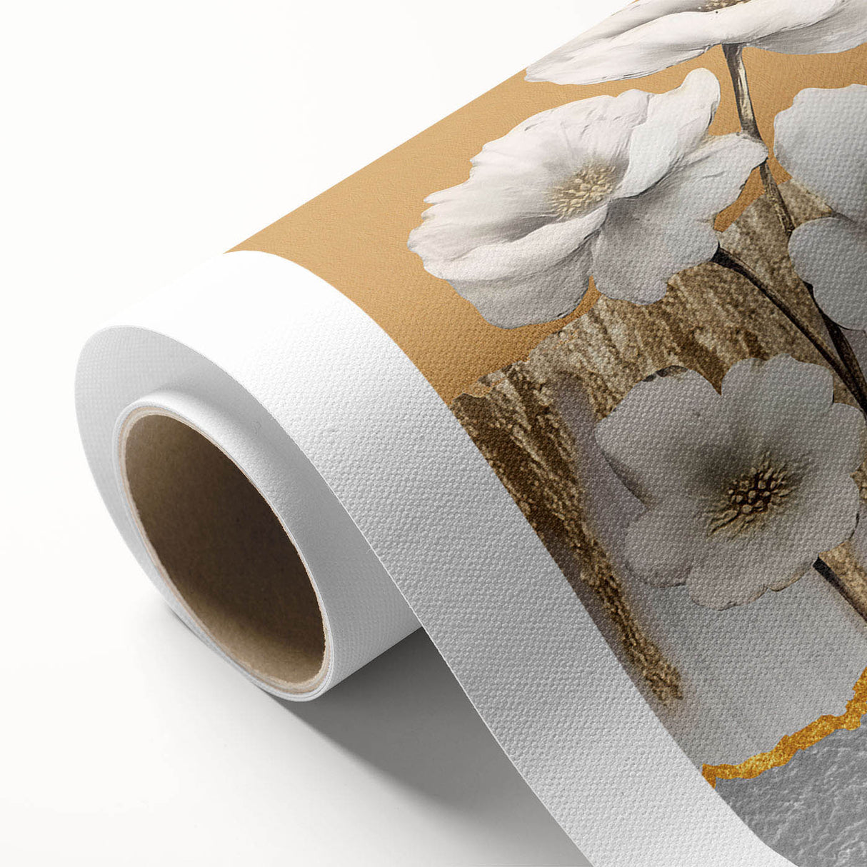 Abstract wall art showcasing vibrant strokes and lines in bold colors, perfect for modern decor. Designed as a rolled canvas for easy display and shipping.