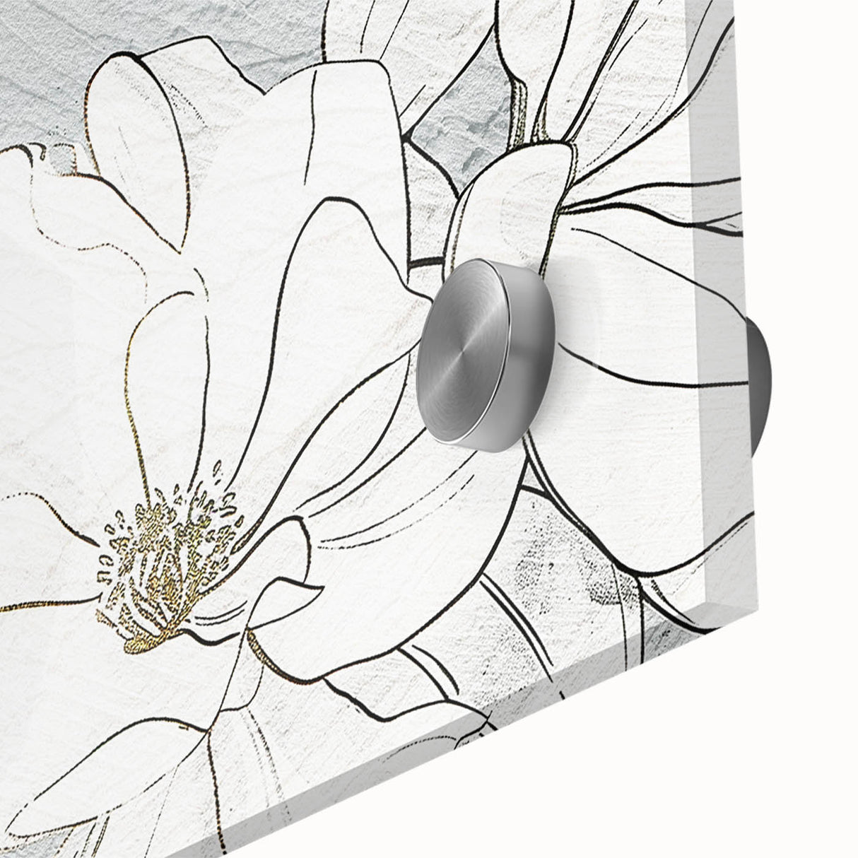 Colorful abstract strokes and lines design on acrylic glass, showcasing vibrant hues and a modern aesthetic, ideal for contemporary wall decor.