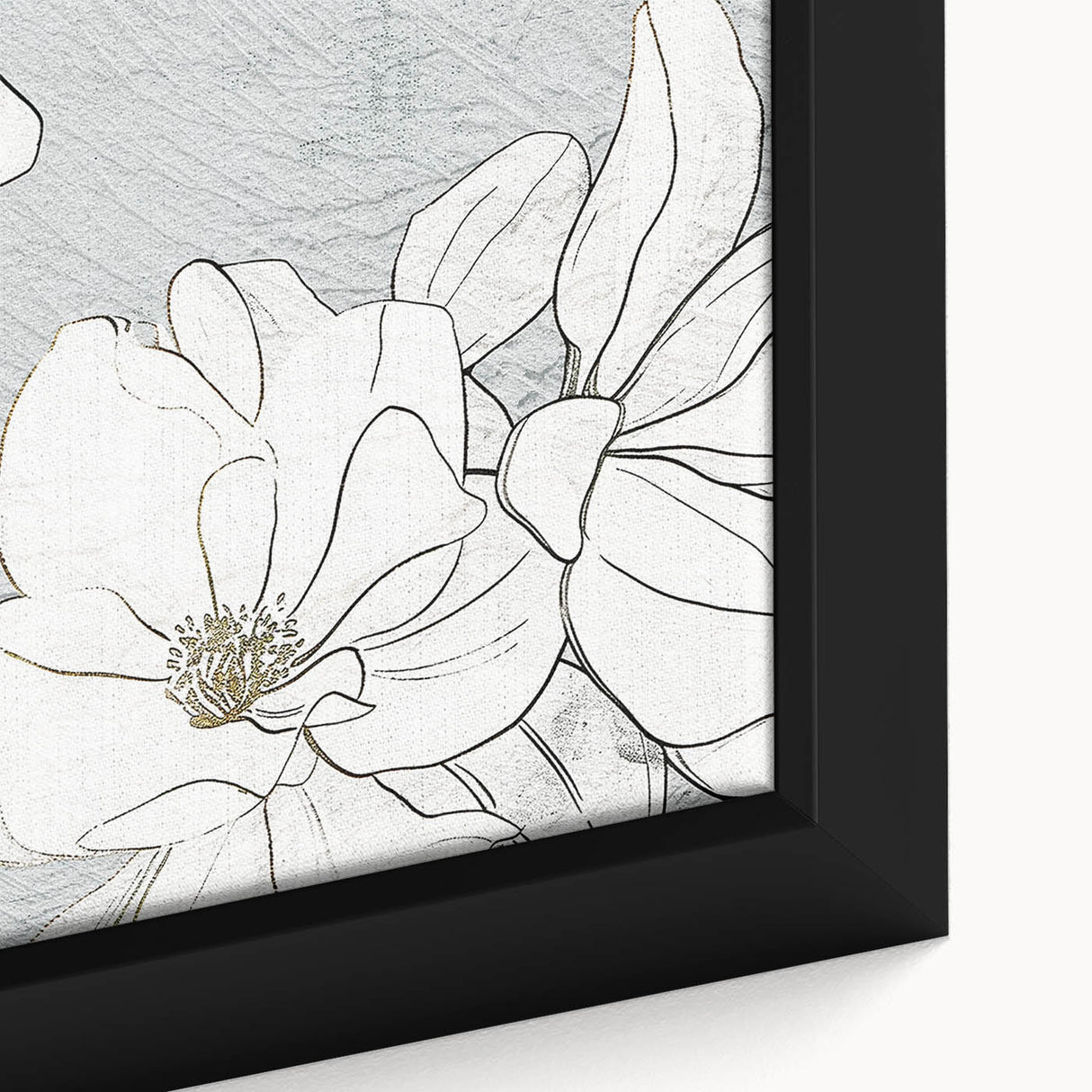 Framed close-up of an abstract wall art piece showcasing vibrant strokes and lines in bold colors, perfect for modern home decor or artistic enhancement.