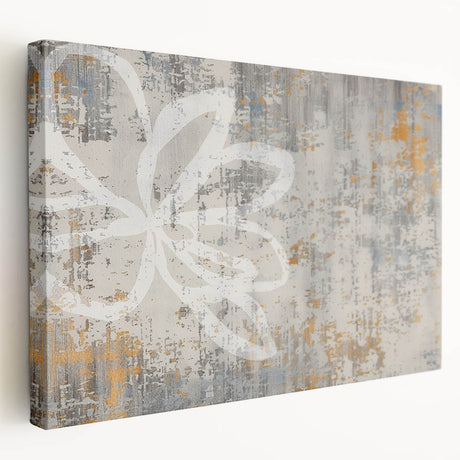 Abstract wall art featuring vibrant strokes and lines in bold colors on a stretched canvas, showcasing a modern design perfect for contemporary home decor.