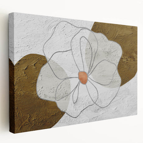 Stretched canvas featuring an abstract strokes and lines design in vibrant colors, showcasing a modern artistic style ideal for contemporary home decor.