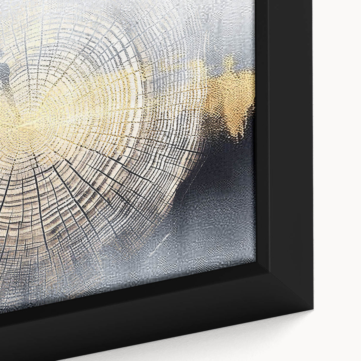 Abstract strokes and lines in vibrant colors create a modern wall art design on framed canvas, showcasing intricate textures and artistic flair ideal for contemporary decor.