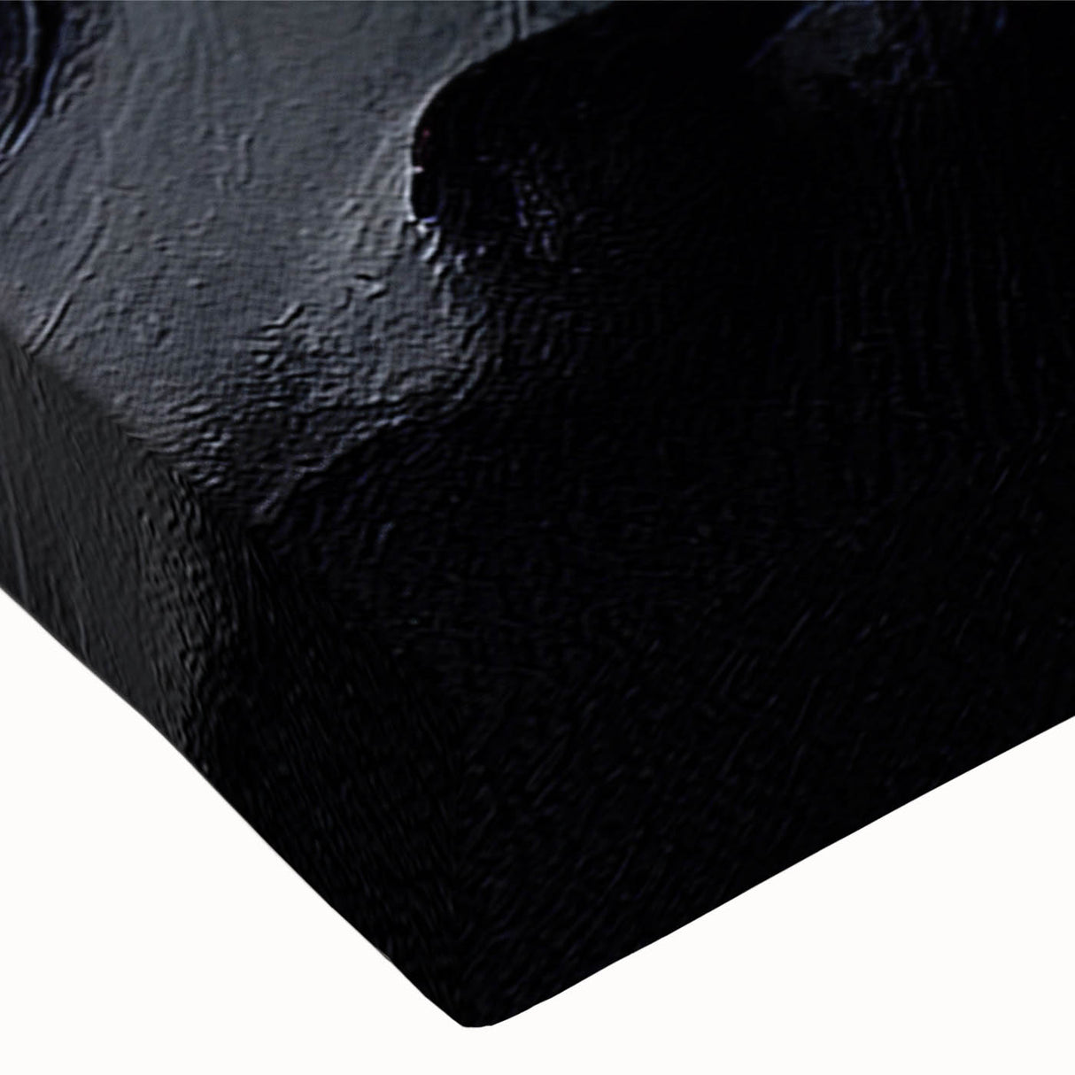 Abstract canvas wall art featuring vibrant strokes and lines in bold colors, showcasing a modern artistic design perfect for contemporary home decor. The close-up highlights the intricate details and texture, ideal for adding a pop of color to any room.