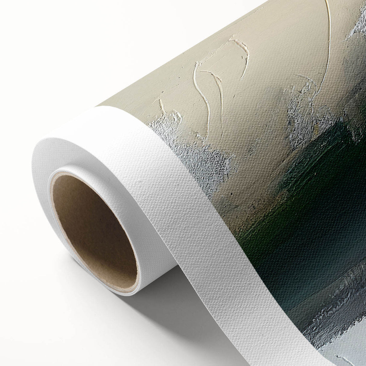 Abstract canvas wall art showcasing vibrant strokes and lines in various shades of blue, yellow, and red, ideal for modern home decor or artistic ambiance.