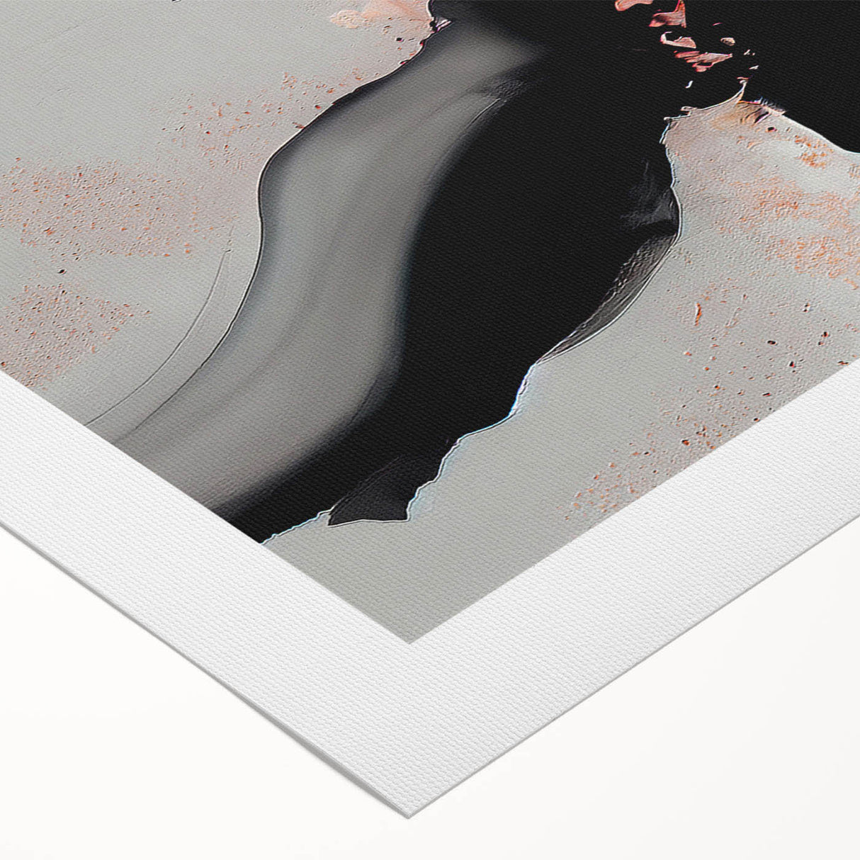 Abstract strokes and lines in vibrant colors create a modern wall art design on rolled canvas, perfect for contemporary home decor. The artwork features a dynamic composition that adds energy to any space, delivered in protective cardboard packaging for safe shipping.