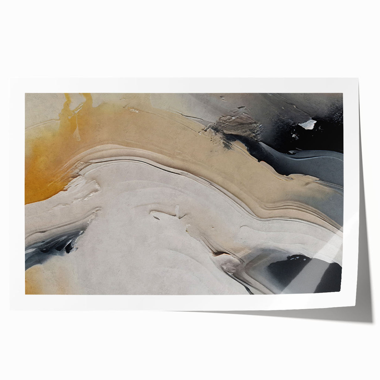 Colorful abstract strokes and lines create a vibrant wall art design, showcasing bold hues and dynamic patterns, ideal for modern decor.