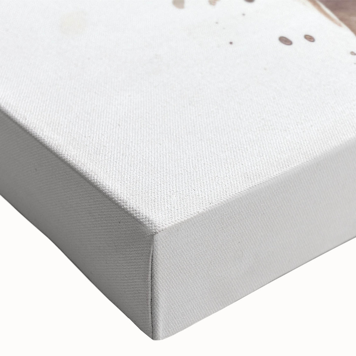 Close-up of a beautifully detailed stretched canvas wall art featuring a vibrant goat design, showcasing intricate textures and colors that enhance any wildlife-themed decor. Perfect for nature enthusiasts and art collectors.