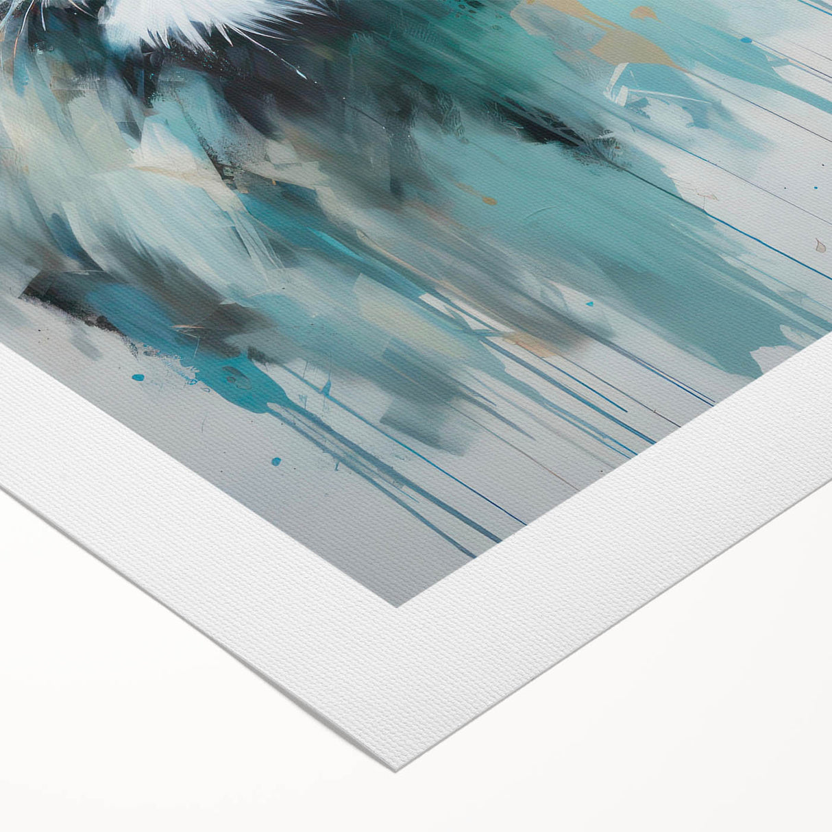 Vibrant rolled canvas showcasing a majestic lion design, perfect for wildlife enthusiasts; features intricate details and rich colors, ideal for home decor.