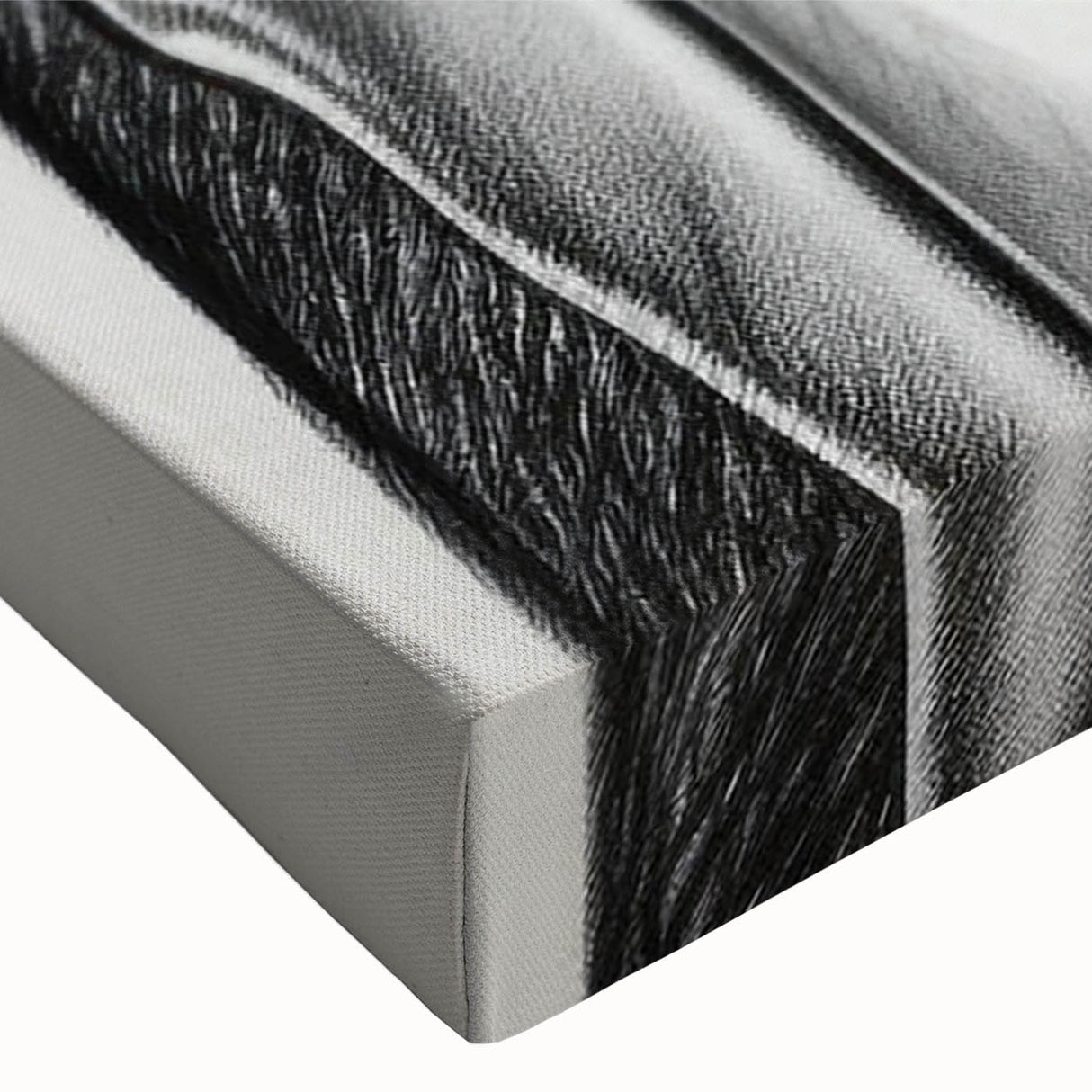 Close-up of a vibrant penguin wall art design on stretched canvas, showcasing intricate details and rich colors, perfect for nature-themed decor in modern spaces. Ideal for wildlife enthusiasts and art collectors alike.