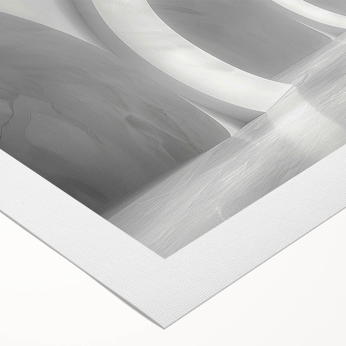 Art Deco poster featuring symmetrical arch designs in neutral shades on rolled canvas, suitable for dining room or bathroom.