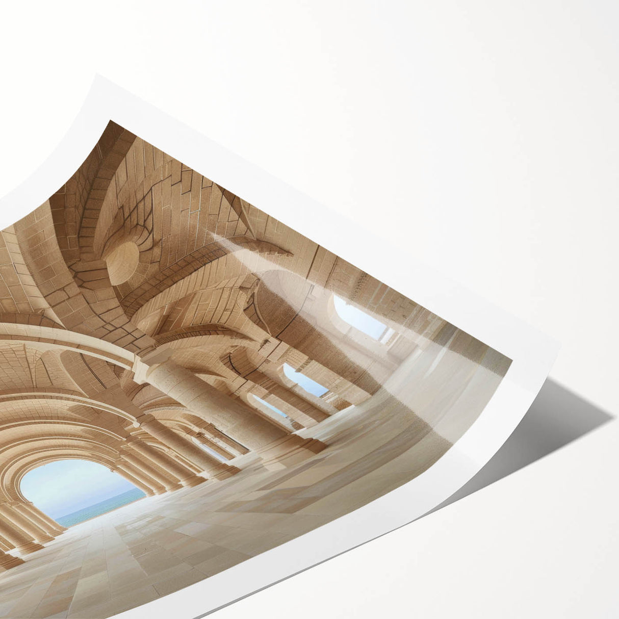 Extra large wall art featuring line art flowers in black and white on a rolled canvas, suitable for large living room spaces.