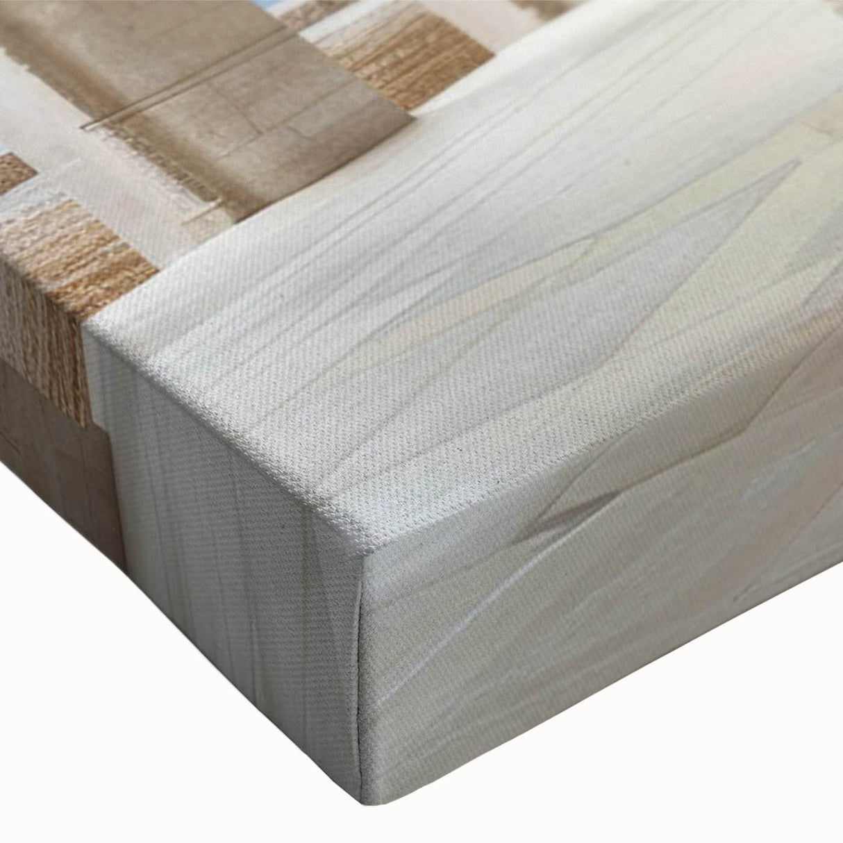 Black and white photo of architectural columns on stretched canvas, ideal for bedroom wall art.