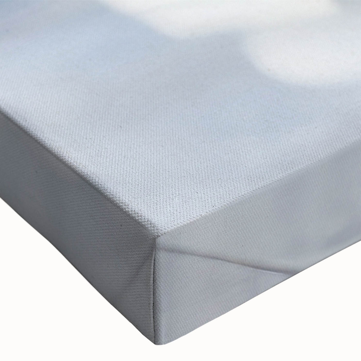 Black and white photo of classical columns on a stretched canvas, ideal for bedroom wall art.