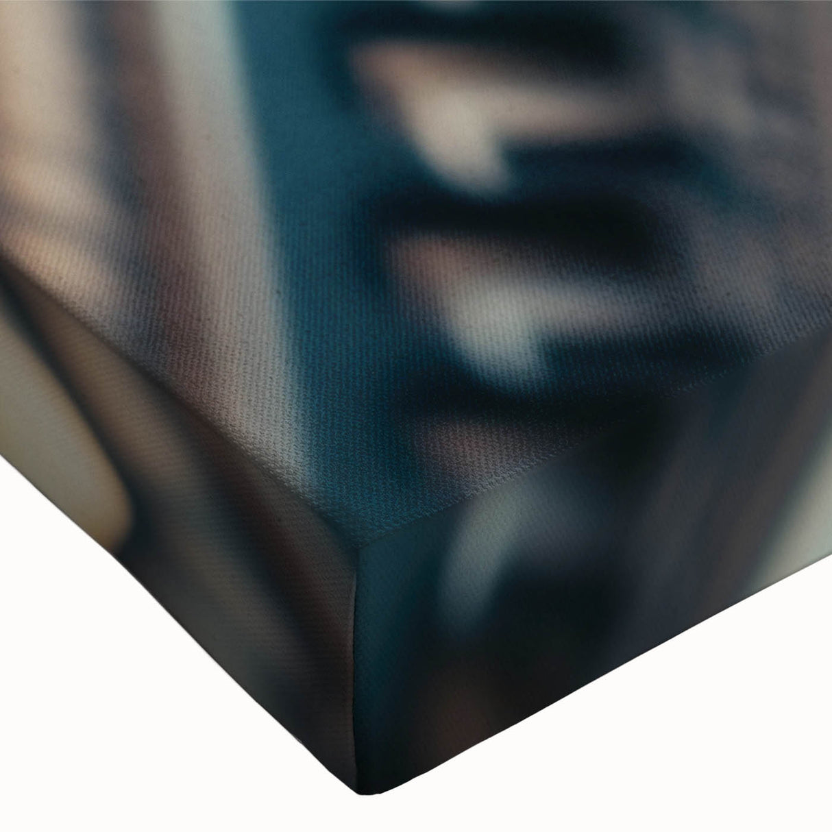 Black and white photo of architectural columns on stretched canvas, ideal for bedroom wall art.