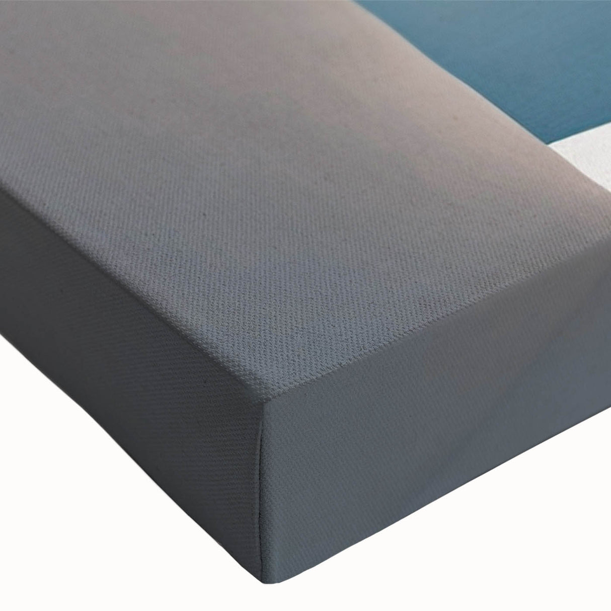 Black and white landscape art painting of architectural domes on stretched canvas, ideal for bedroom wall art.