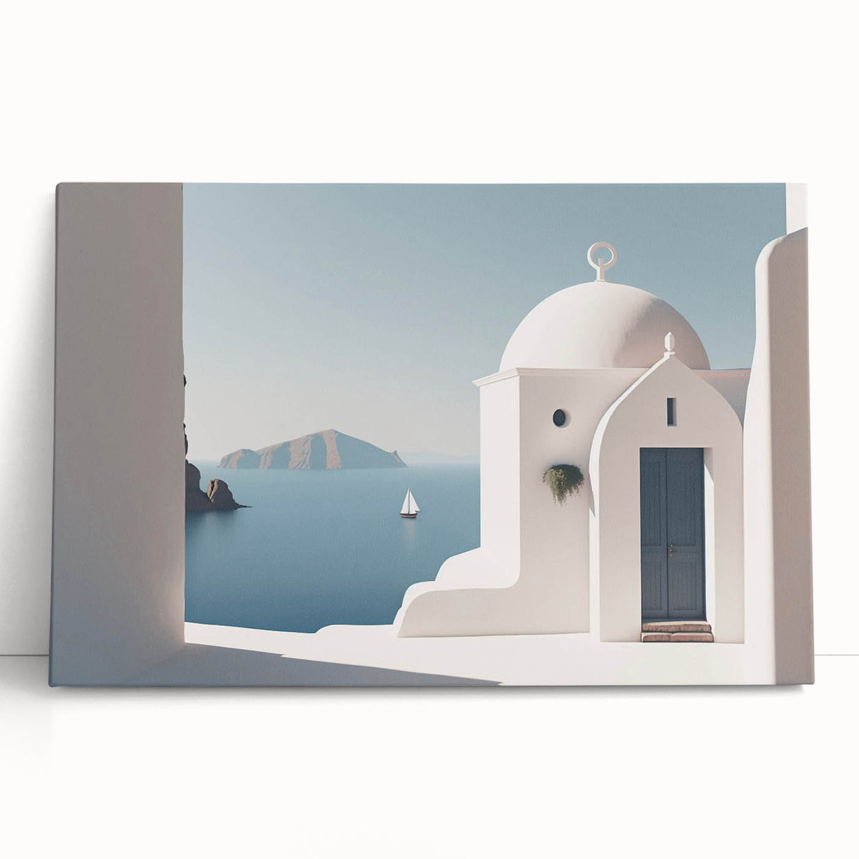 Black and white photo of architectural domes on stretched canvas, ideal for kitchen wall art or bedroom decor.