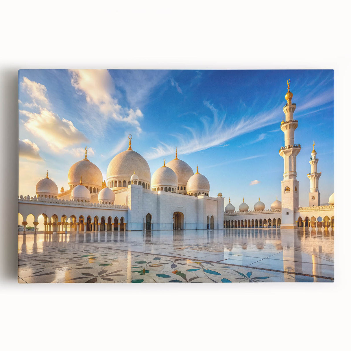 Black and white photo of architectural domes on stretched canvas, suitable as large kitchen wall art.