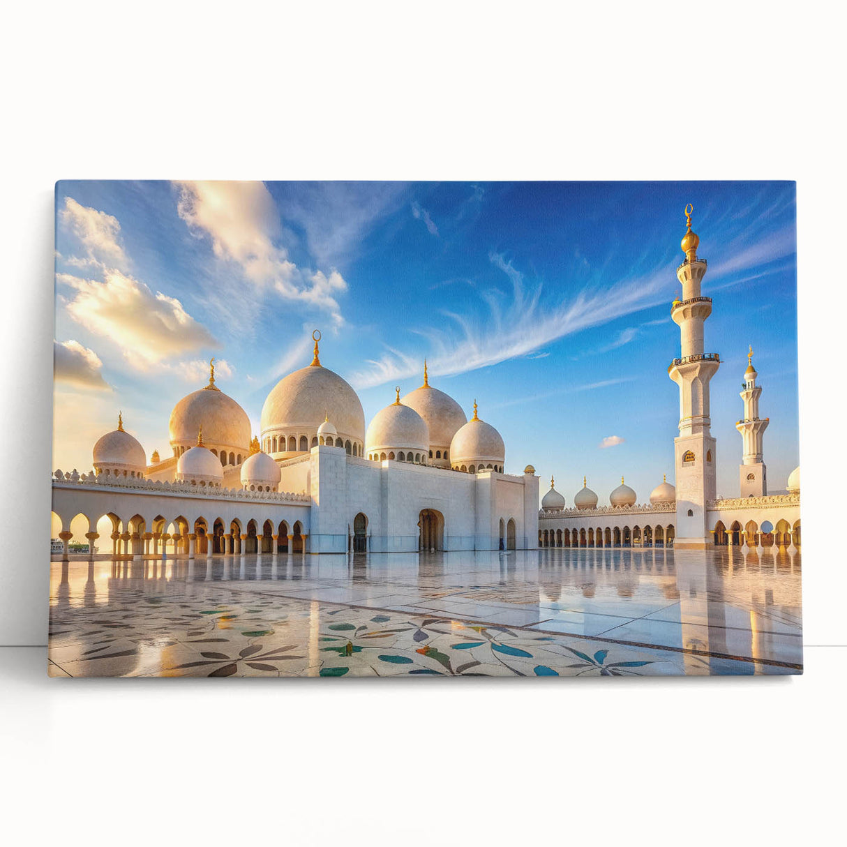 Large black and white photo of architectural domes on stretched canvas, ideal for kitchen wall art or bedroom decor.