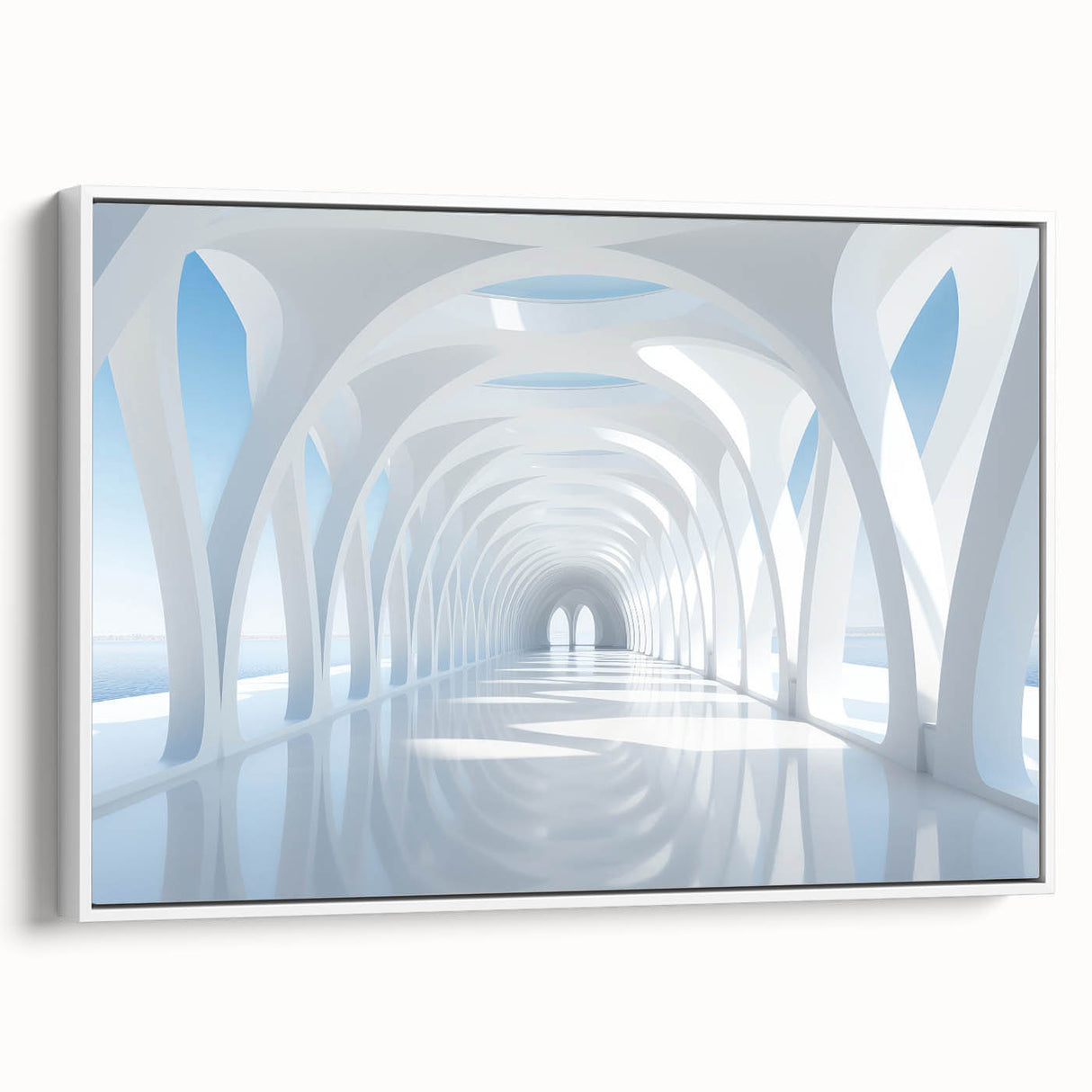 Vintage poster art of colorful abstract design on extra large framed canvas, ideal for living room decor.