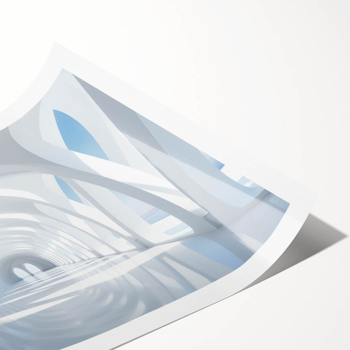 Extra large wall art featuring line art flowers in black on white, rolled print, ideal for large living room decor.