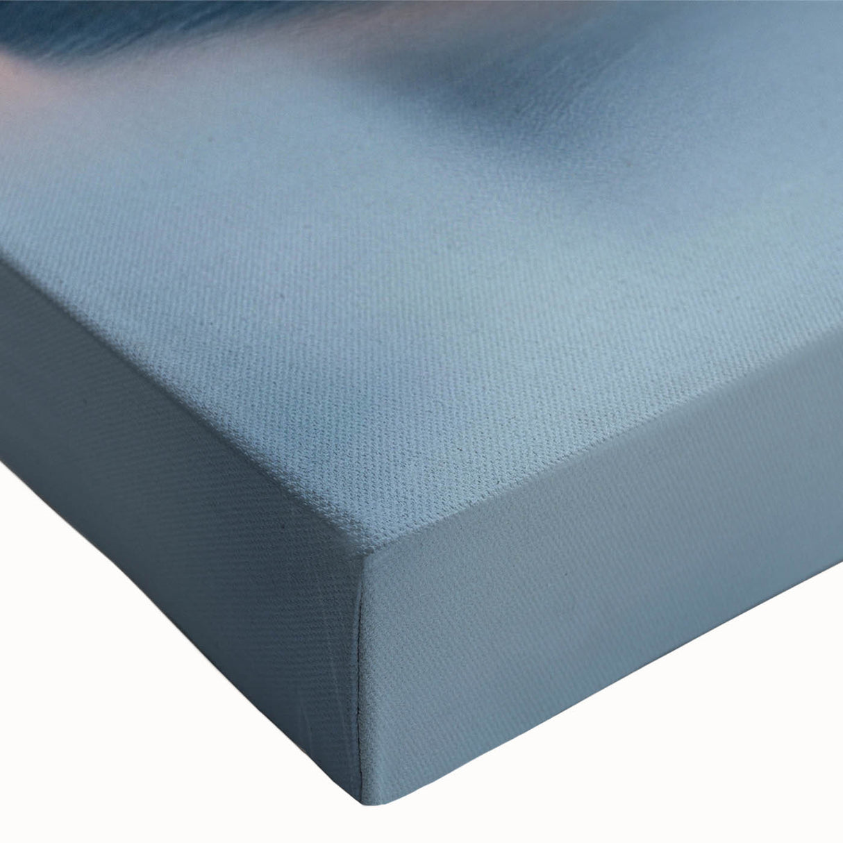 Large art of a black and white landscape painting on stretched canvas, suitable for bedroom wall decor.