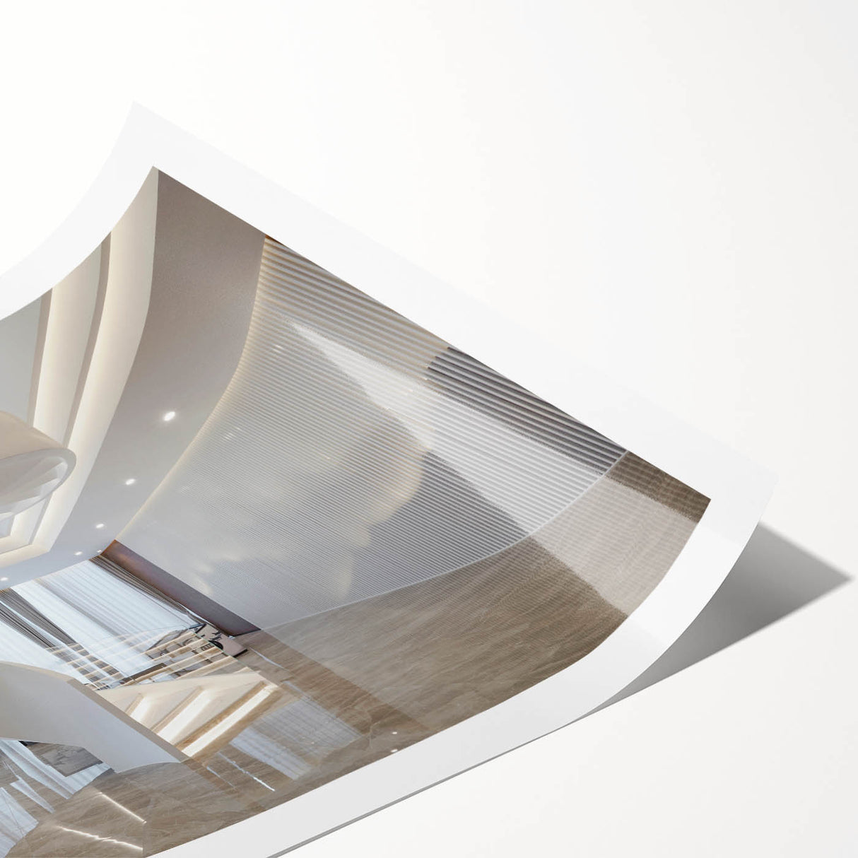 Extra large wall art featuring line art flowers in black on white, perfect for large living room decor.