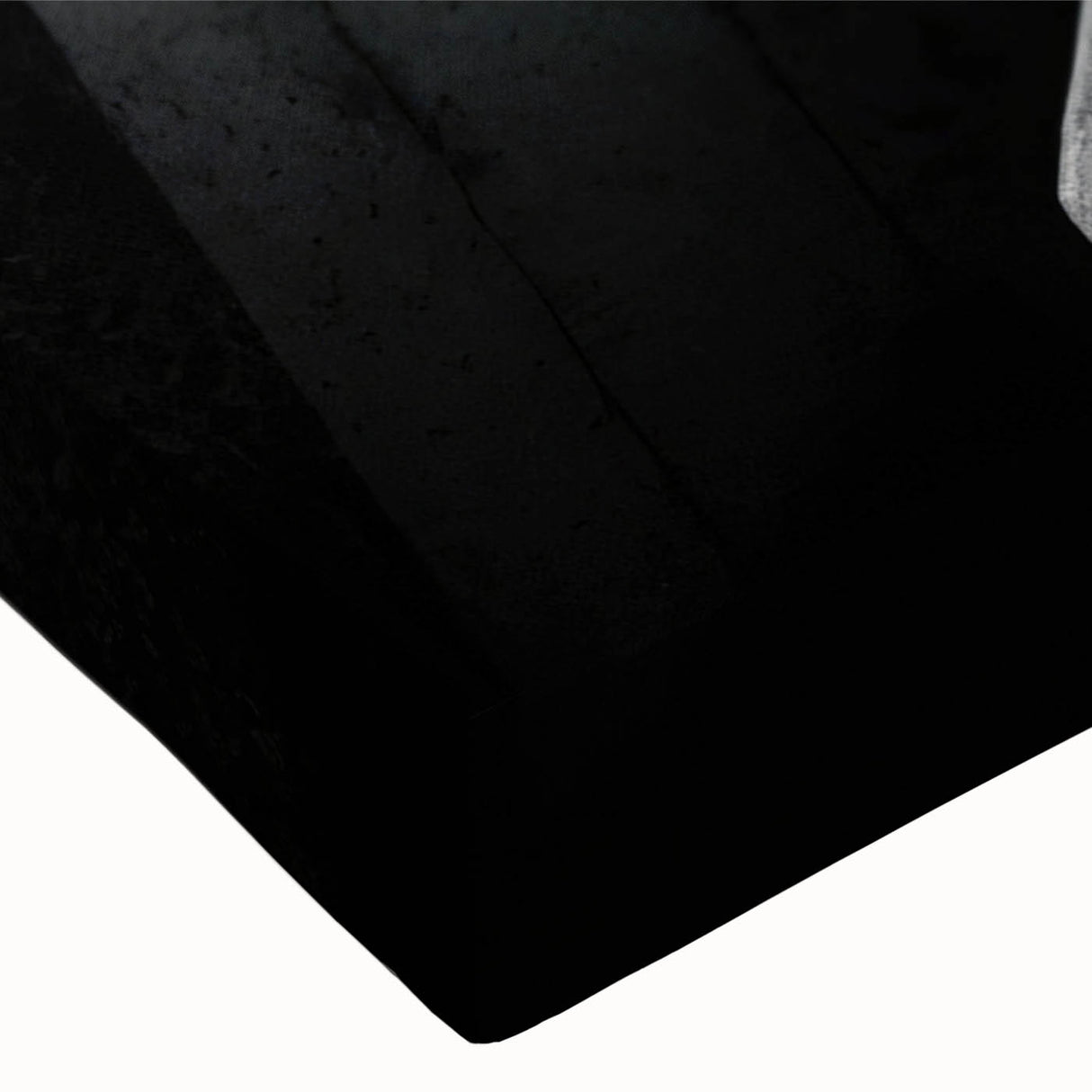 Black and white photo of a spiraling staircase on stretched canvas, suitable for bedroom wall art.