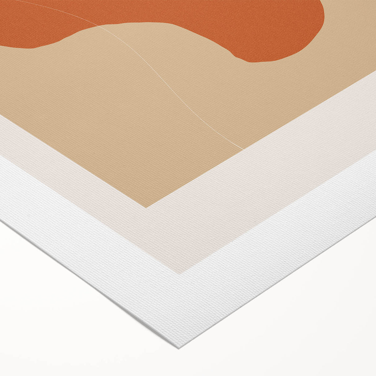 Abstract Bohemian Wall Art | Warm Boho Decor Canvas | Artistic Print