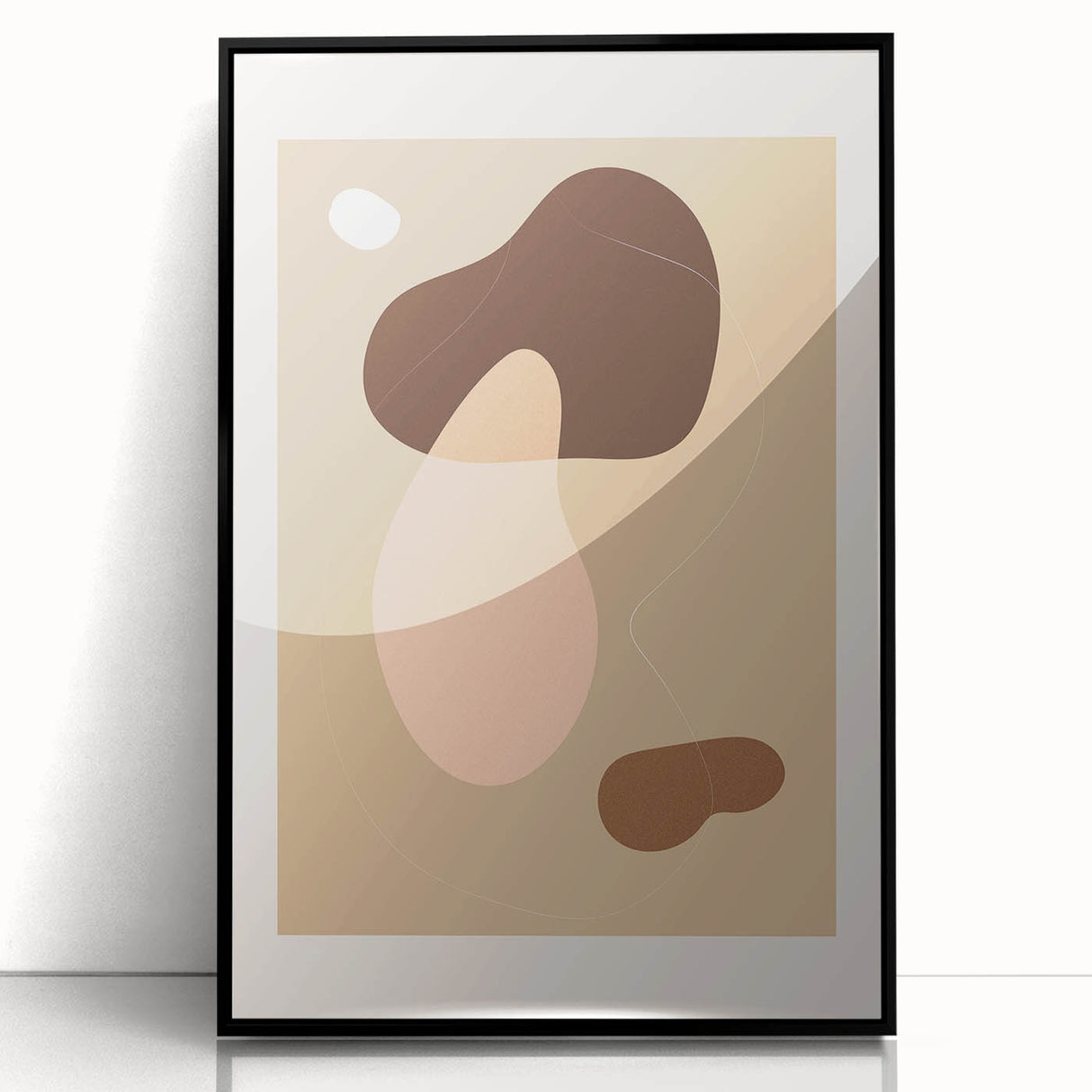 Minimalist Boho Wall Art | Earthy Bohemian Decor Canvas | Artistic Print