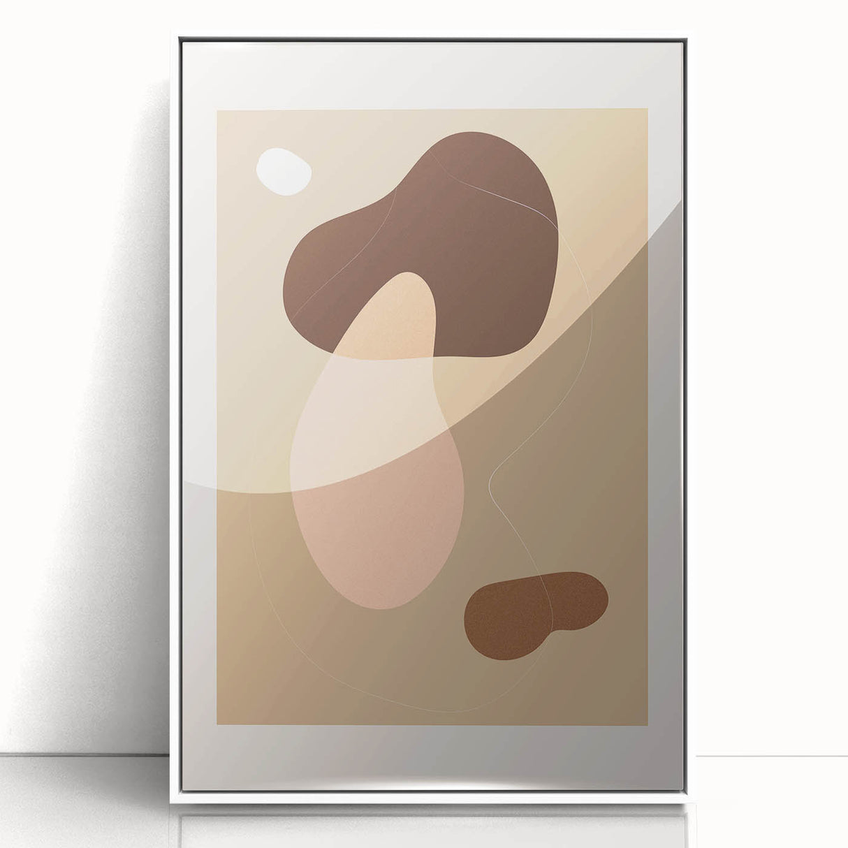 Minimalist Boho Wall Art | Earthy Bohemian Decor Canvas | Artistic Print