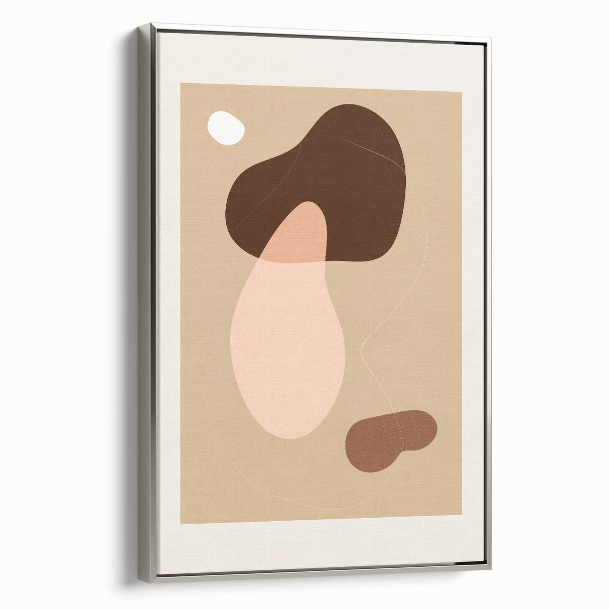 Minimalist Boho Wall Art | Earthy Bohemian Decor Canvas | Artistic Print