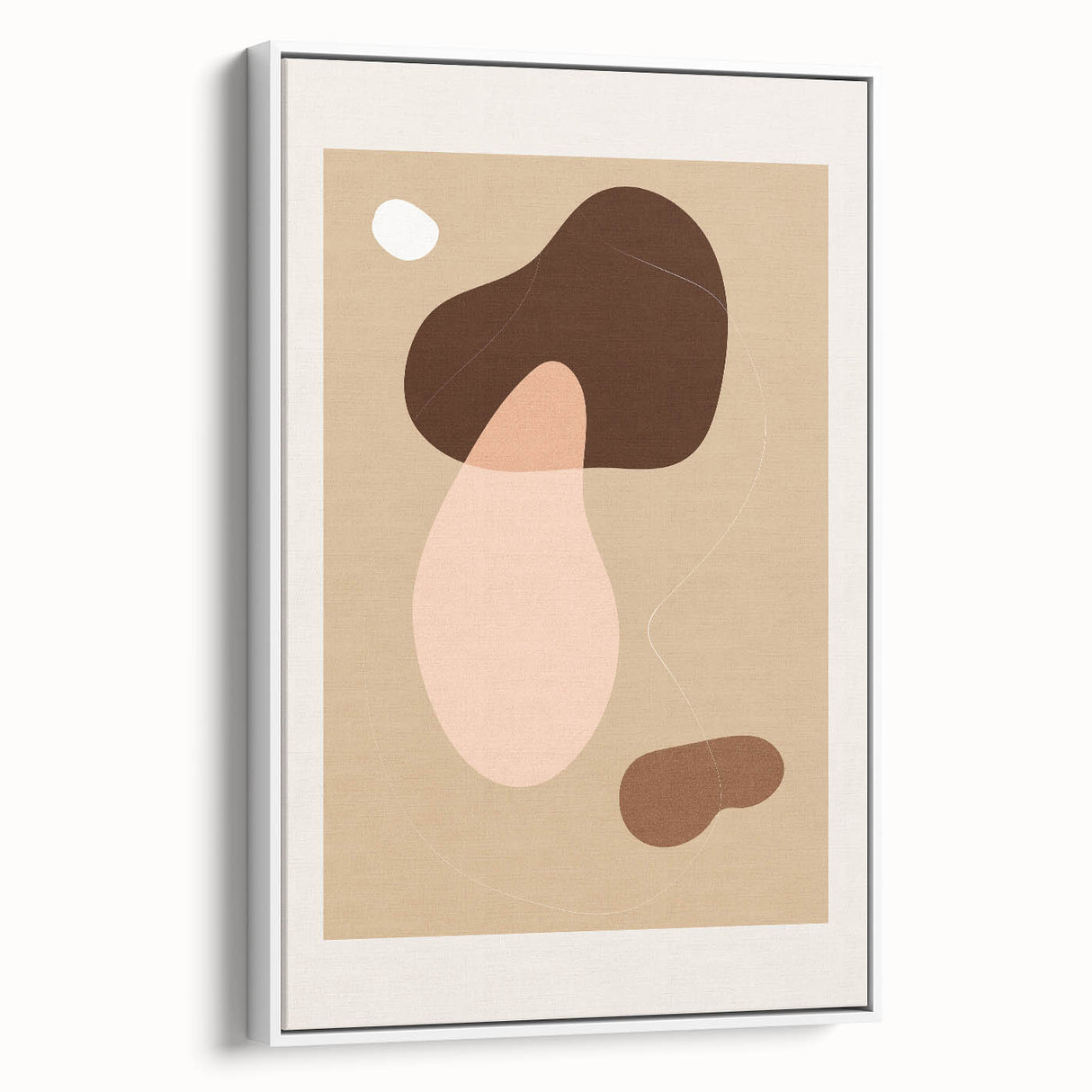 Minimalist Boho Wall Art | Earthy Bohemian Decor Canvas | Artistic Print