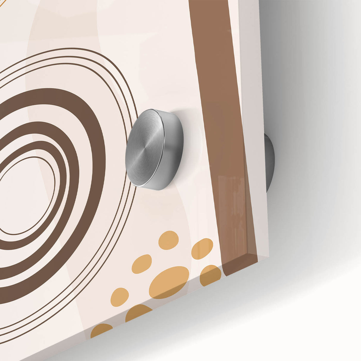 Abstract Boho Wall Art | Earthy Bohemian Decor Canvas | Artistic Print