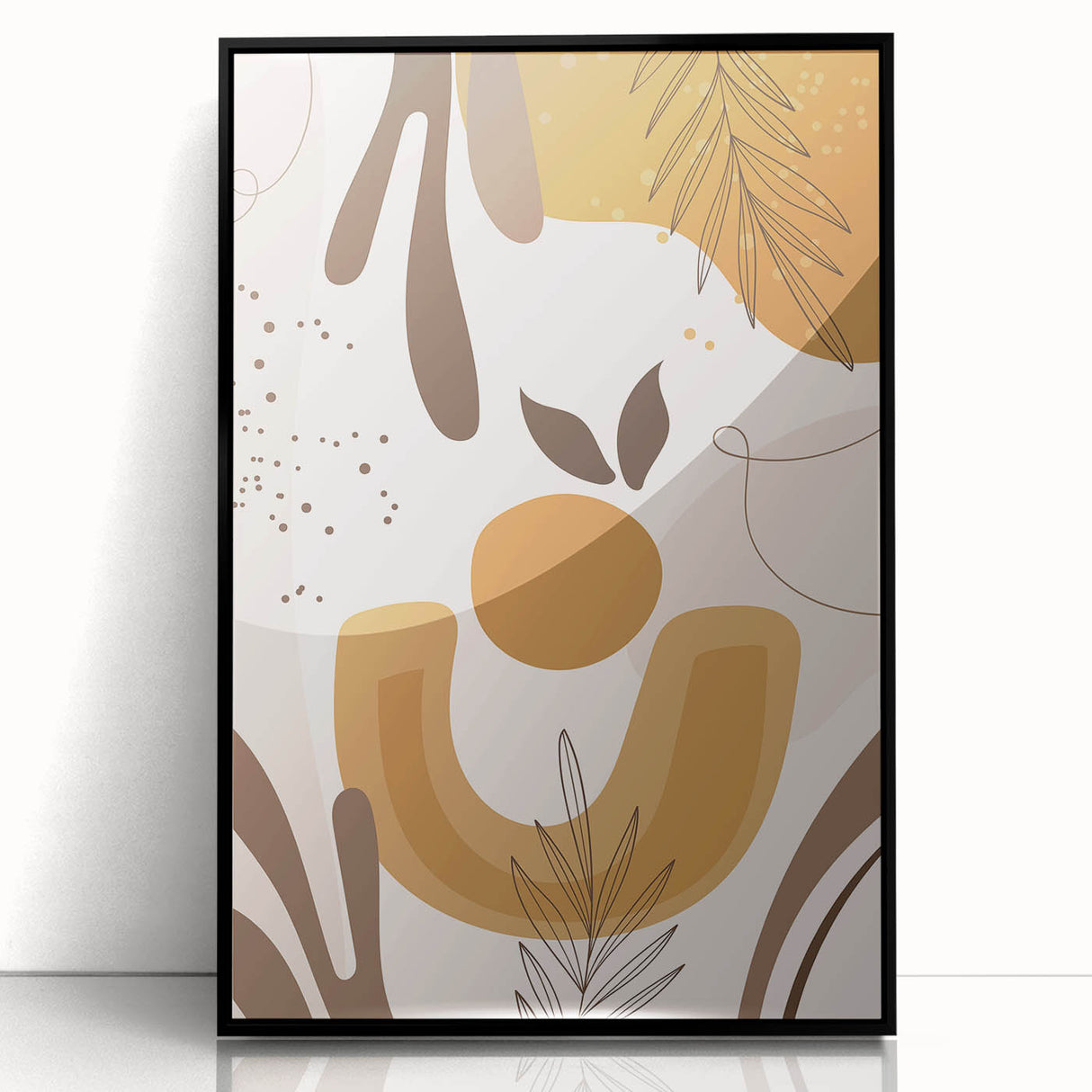 Nature-Inspired Boho Wall Art | Earthy Bohemian Decor Canvas | Artistic Print