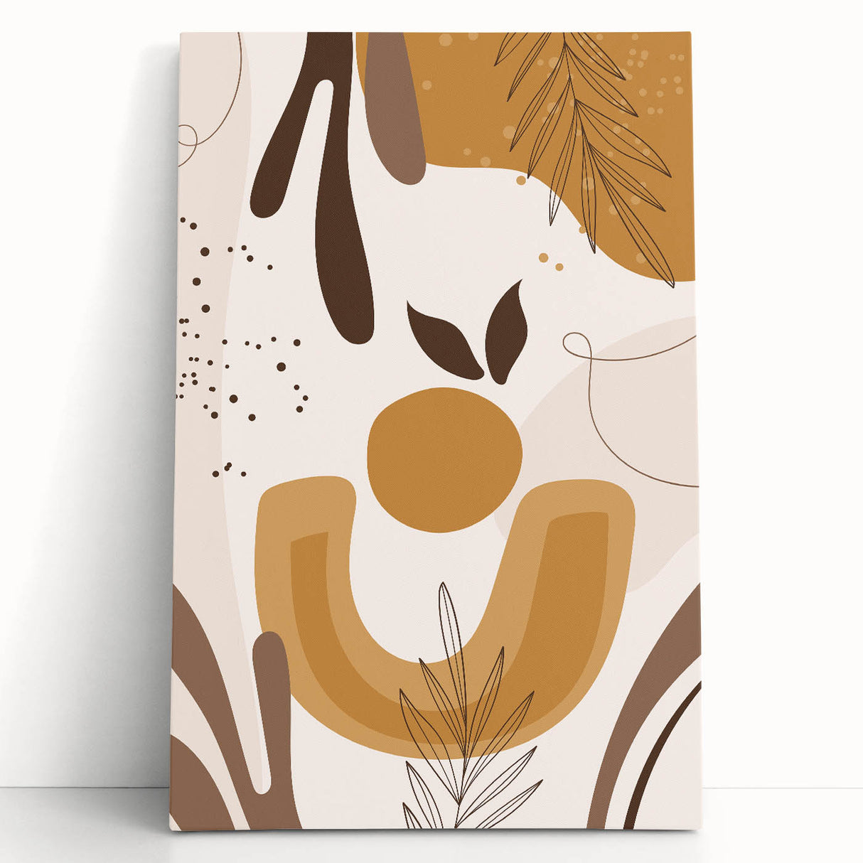 Nature-Inspired Boho Wall Art | Earthy Bohemian Decor Canvas | Artistic Print