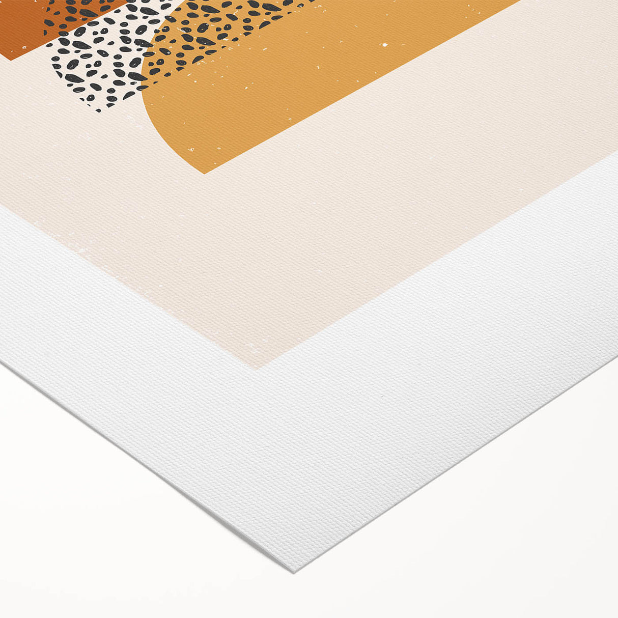 Rustic Boho Moon & Sun Abstract Wall Art | Earthy Bohemian Decor Print