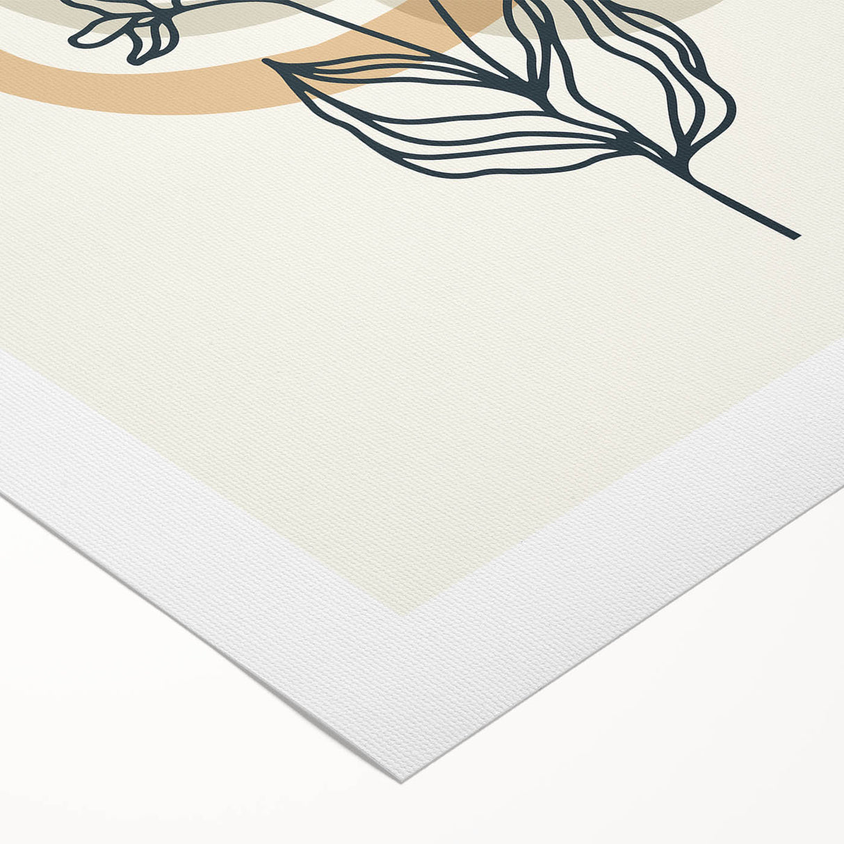 Boho Botanical Arch Wall Art | Minimalist Floral Print for Modern Spaces