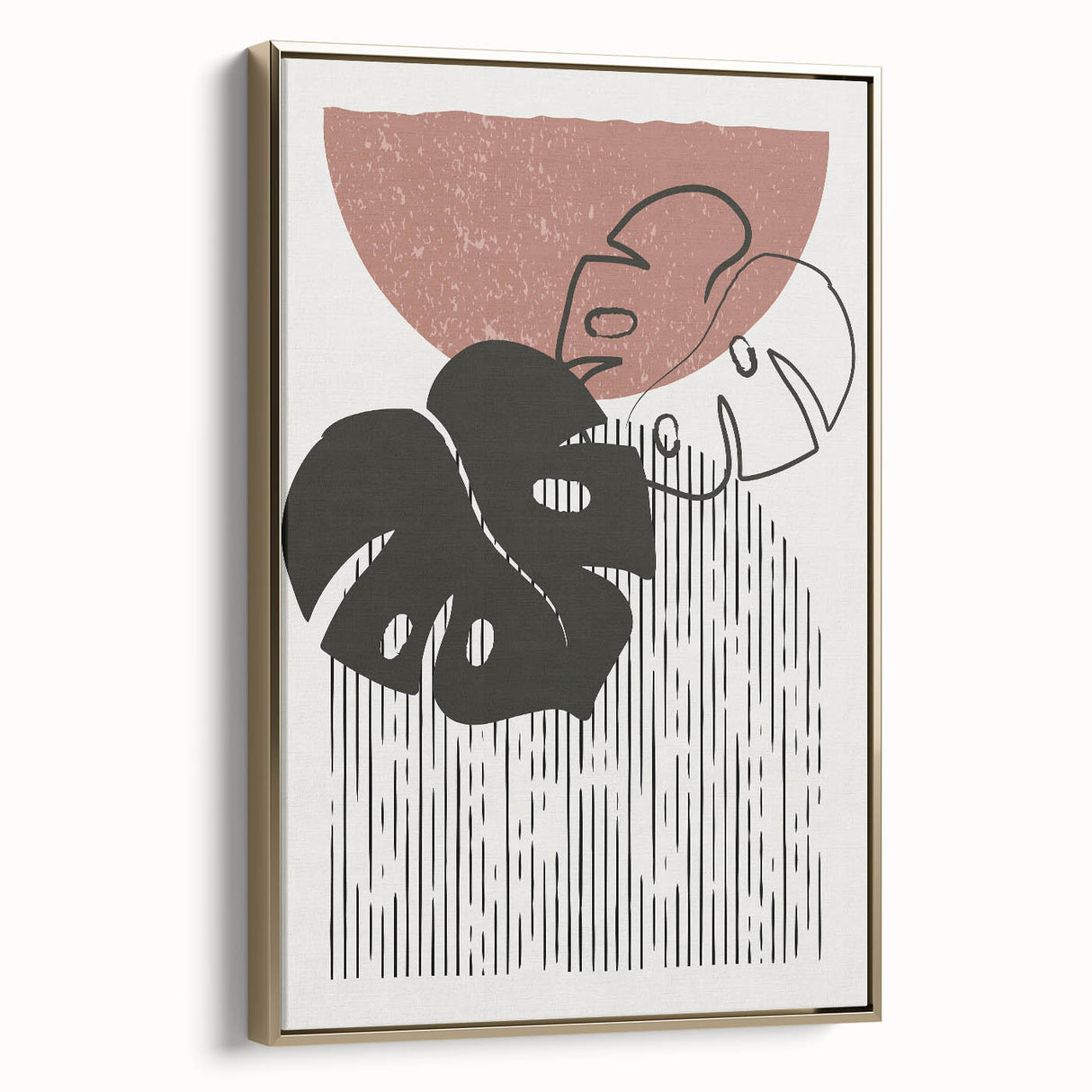 Bohemian Wall Art | Artistic Boho Decor Canvas | Eclectic Monstera Print